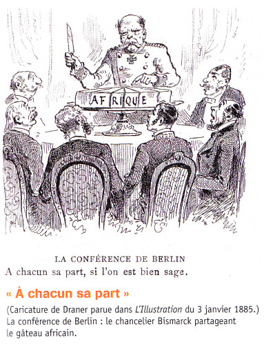 Caricature congres de berlin 1885